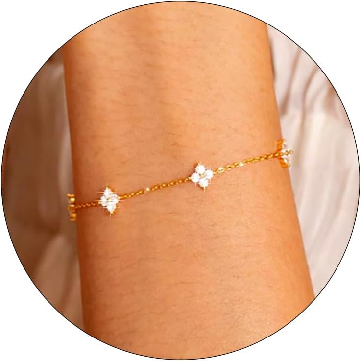 JP Juwelier -Goldarmband aus Zirkonia Steinen