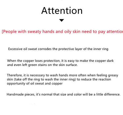 JP Juwelier -Gehämmerter handgefertigter Ring aus massivem Kupfer