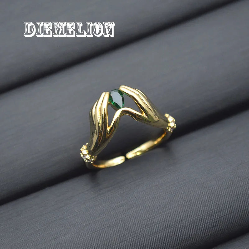 JP Juwelier -Romantischer Herz-Hand-Umarmungsring