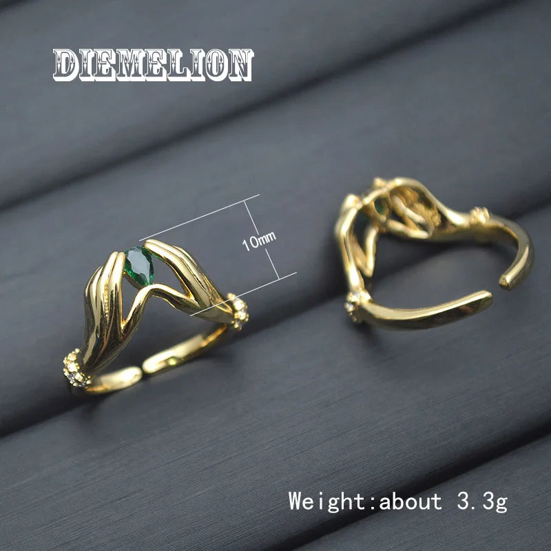 JP Juwelier -Romantischer Herz-Hand-Umarmungsring