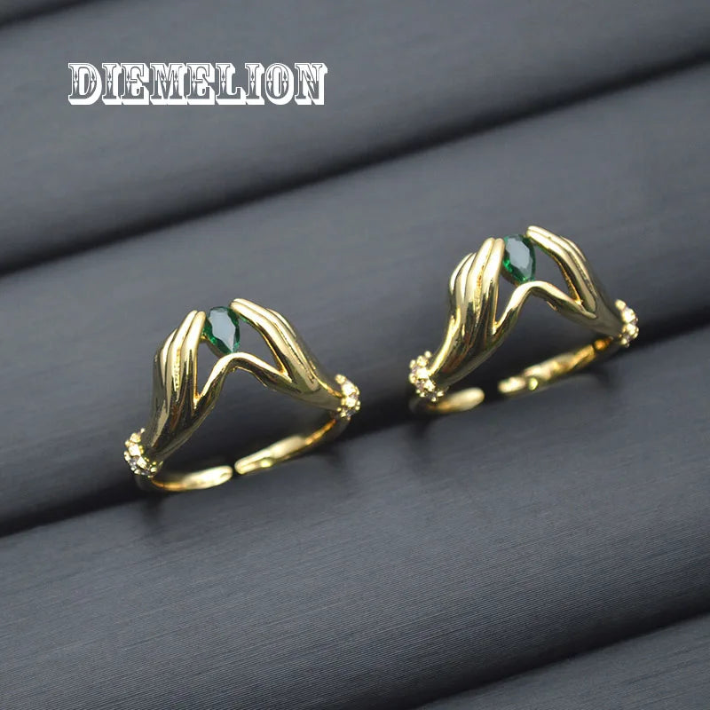 JP Juwelier -Romantischer Herz-Hand-Umarmungsring