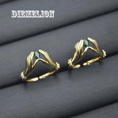 JP Juwelier -Romantischer Herz-Hand-Umarmungsring