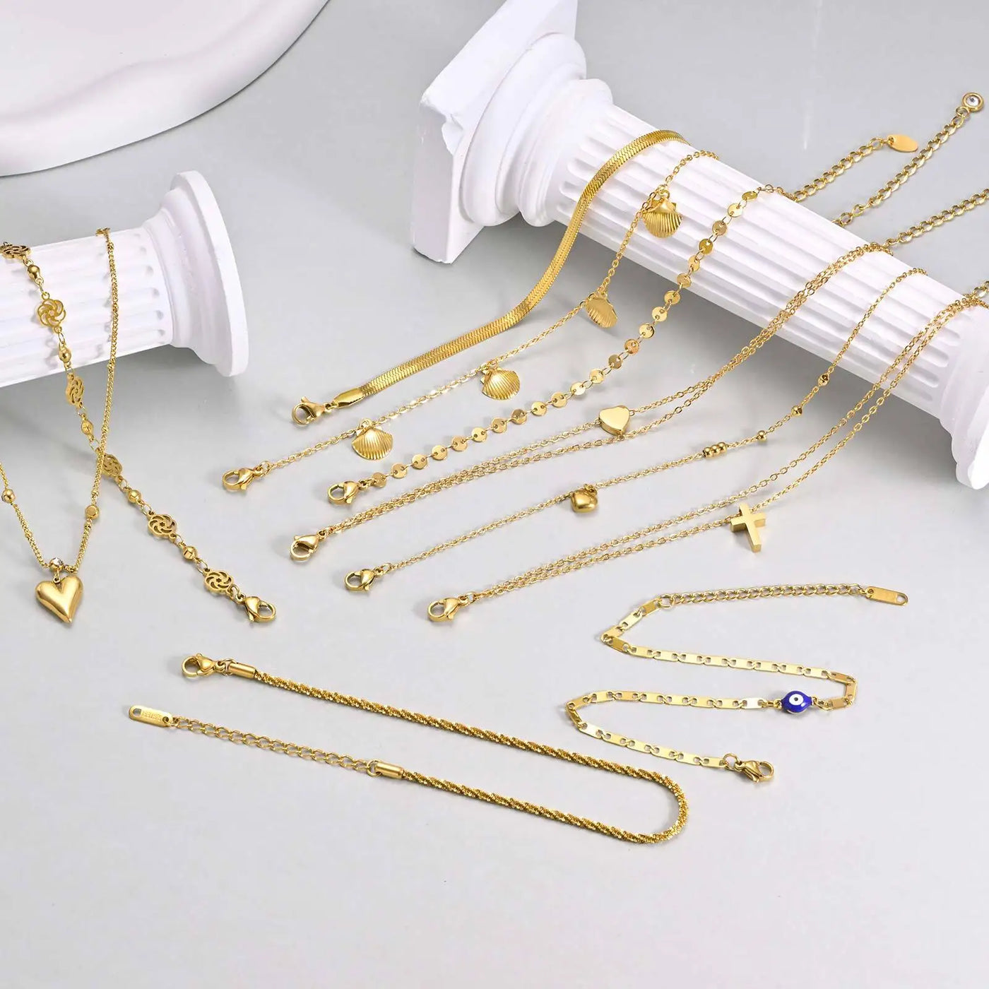 JP Juwelier - Fußkettchen Armband für Frauen,