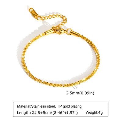 JP Juwelier - Fußkettchen Armband für Frauen,