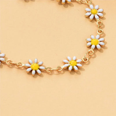 JP Juwelier - Gänseblümchen Fußkette