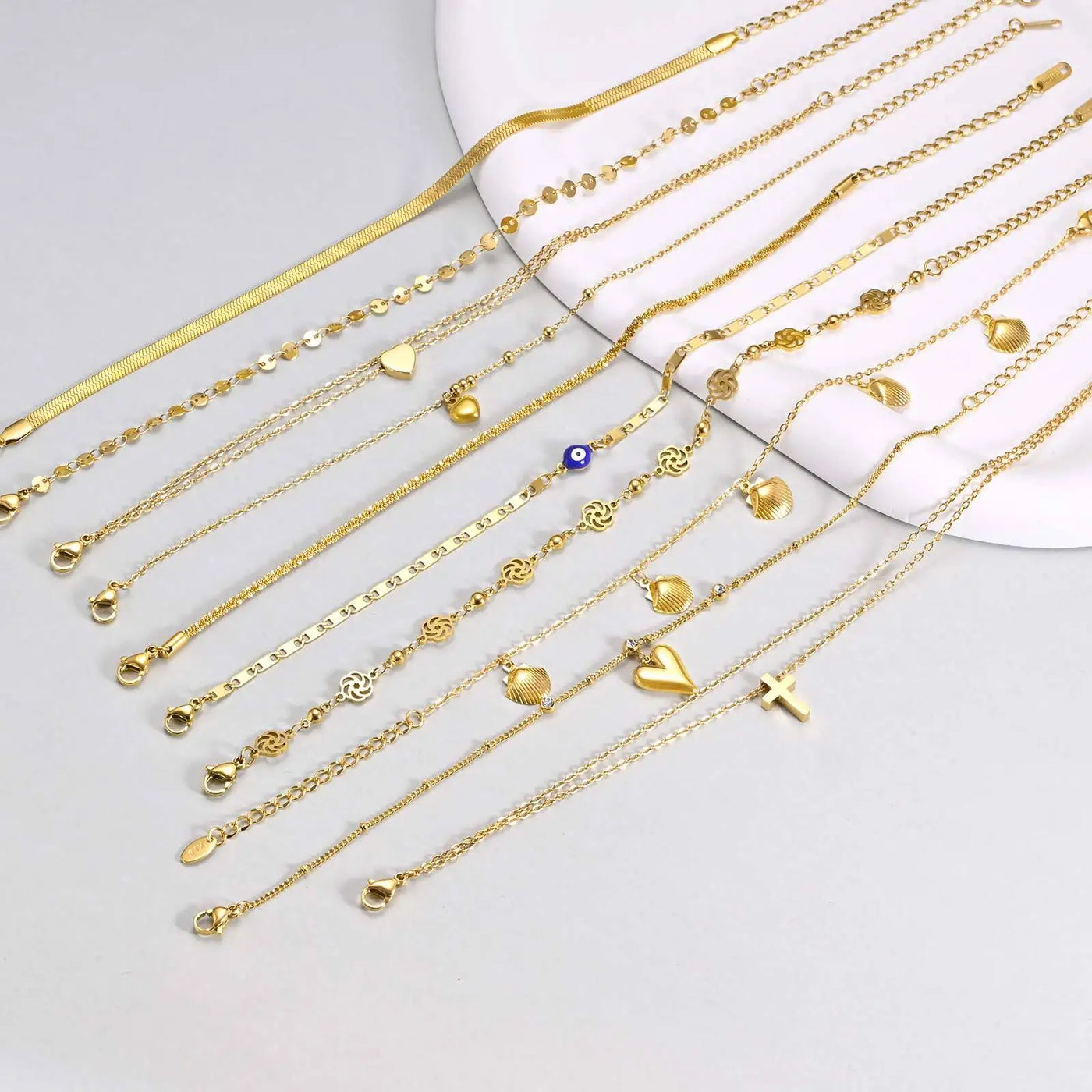 JP Juwelier - Fußkettchen Armband für Frauen,